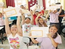 Başkent'te karne sevinci