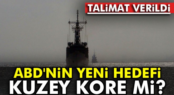 ABD donanması Kuzey Kore yolunda