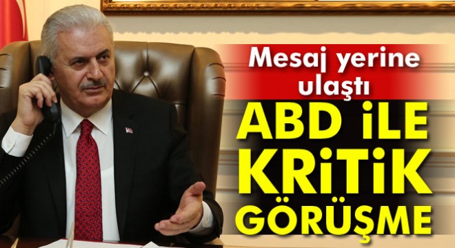 Başbakan Yıldırım, ABD Başkan Yardımcısı Pence ile 'füze saldırısını' görüştü