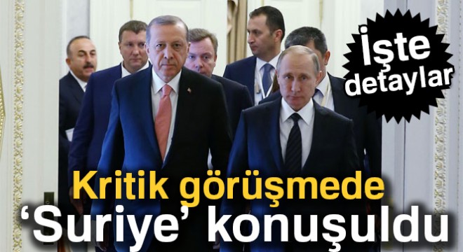 Cumhurbaşkanı Erdoğan, Putin ile telefonda görüştü