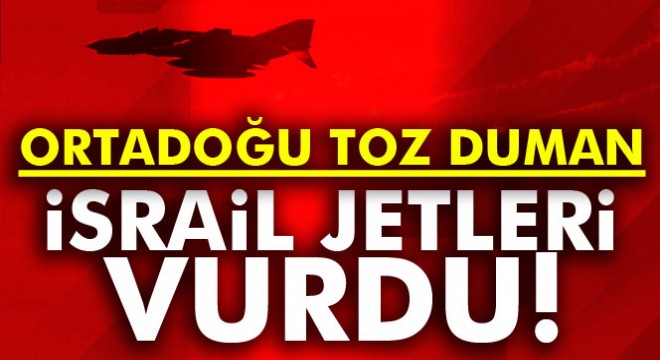 İsrail Suriye'yi vurdu