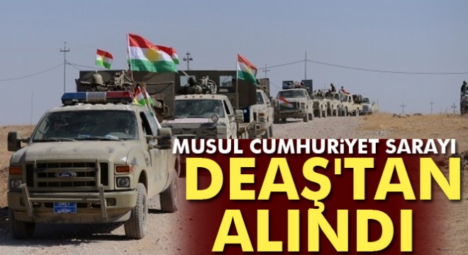 Musul Cumhuriyet Sarayı DEAŞ'tan alındı