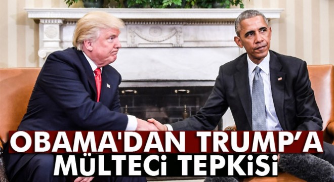 Obama'dan Trump'a tepki