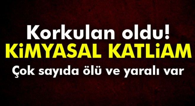 Rejim uçaklarından İdlib'e klor gazlı saldırı: 67 ölü