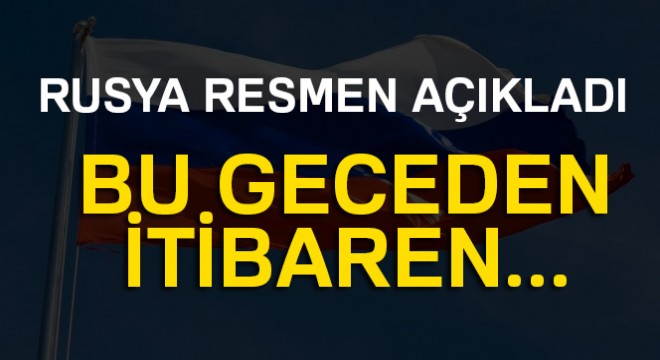 Rusya: 'Güvenli bölge antlaşması bu gece yürürlüğe girecek'