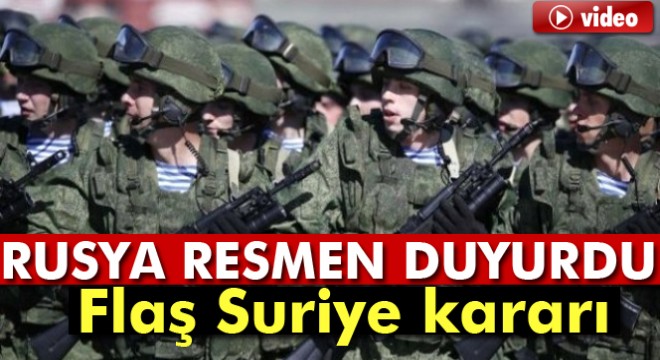Rusya, Suriye'deki gücünü azaltıyor