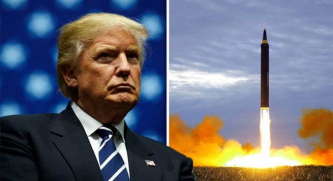 Trump'tan Kuzey Kore'ye füze tepkisi