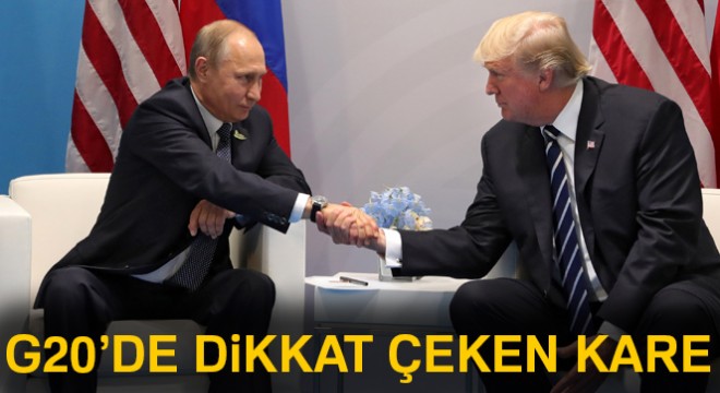 Trump ve Putin ilk kez bir araya geldi